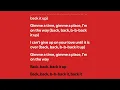 Josh Baker, Omar+ - Back It Up (Lyrics)