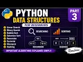Python Data Structures for Beginners Part 3 Searching Sorting Recursion Hashing
