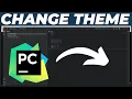 How to Change and Enable Dark Theme in PyCharm Python
