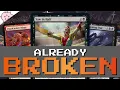 Already Broken Saw in Half Unfinity Commander Magic the Gathering