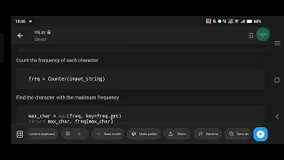 Python Find Maximum Frequency Character in a String