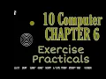 10 class computer chapter 6 Exercise programs GW BASIC Practical