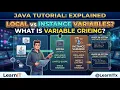 java local variable vs instance variable