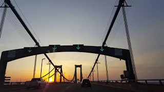 Crossing the Delaware Memorial Bridge