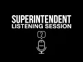 Superintendent Listening Session Community December 15 2020