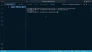 Learn to Code with Ruby V2 - 01