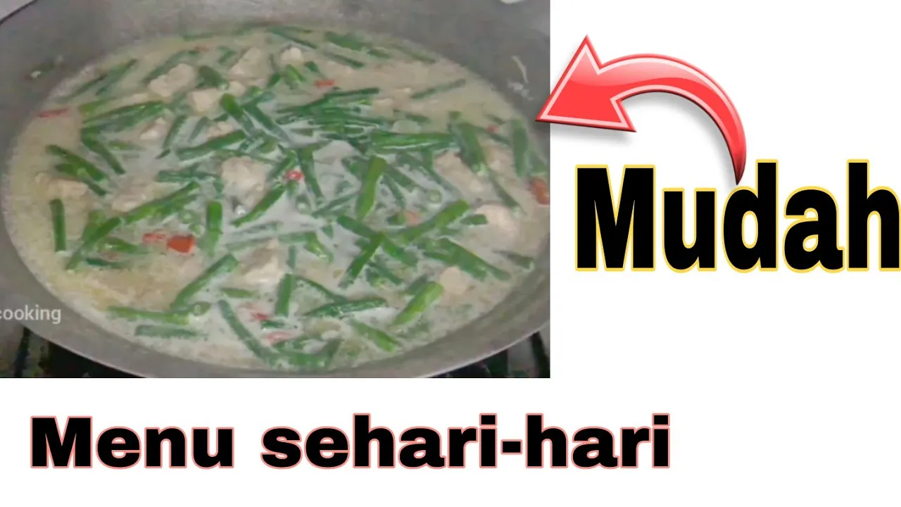 Masak sayur santan kacang panjang dan tempe mudah banget | Masak apa hari ini | resep masakan Masak sayur santan kacang panjang dan tempe mudah banget | Masak apa hari ini | resep masakan