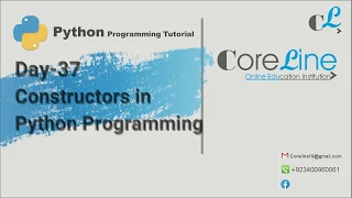 Constructors in Python Programming