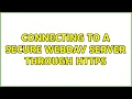 Ubuntu Connecting to a secure webdav server through https 3 Solutions