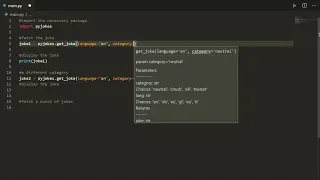 Jokes generator using Python