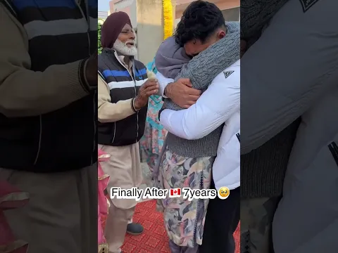 Finally After 7 years 🇨🇦🇨🇦!! ਹੋ ਗਏ ਸਿਰ ਚਿੱਟੇ ਮਾਵਾ ਦੇ🙌🙌#shorts#motherlove #mother #candy