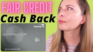 Capital One QuicksilverOne Rewards - Fair Credit Average Credit