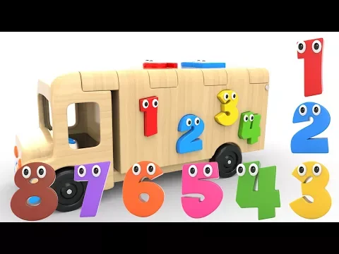 Download MP3 Learn Numbers with Wooden Truck Toy - Numbers Videos Collection for Children