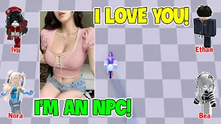 I Became An Ice Cream NPC For Money… But Won His Heart! | ROBLOX TEXT TO SPEECH