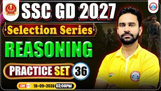 SSC GD Reasoning 2027 | SSC GD Reasoning Practice Set 36 | SSC GD Reasoning MCQs By Rahul Sir