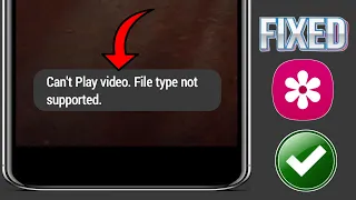 كيفية إصلاح مشكلة عدم القدرة على تشغيل الفيديو نوع الملف غير مدعوم في المعرض 