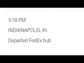 Departed FedEx Hub Meaning