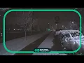 How the morning snow looked in King of Prussia Pa