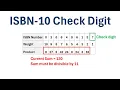 How to Determine ISBN-10 Check Digit