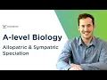 Allopatric Sympatric Speciation A-level Biology OCR AQA Edexcel
