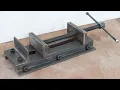 Make A Metal Drill Press Vise Simple Diy Metal Drill Vise Without Welding DIY