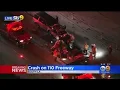 Crash Snarls Traffic On 110 Freeway In South Los Angeles