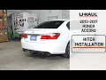 2013-2017 Honda Accord U-Haul Trailer HITCH Installation