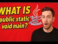 public static void main in Java - The SECRET Behind It