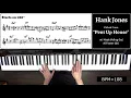A Lick A Week! 45th Week: Hank Jones' Lick on "Pent Up House"