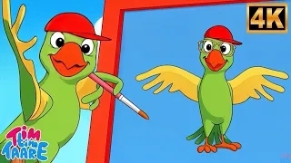 Mitthu Mitthu Poem, मैं तोता मैं तोता, Hindi Kids Song By Tim Tim Taare