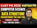 CUET PG 2026 Computer Science Data Structure Threaded Binary Tree B-Tree