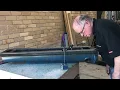 Testing Butler ram scraping on 600 x 900 Starrett Surface Plate