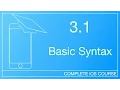 Objective-C Basics for iOS Apps 3 1 - Basic Syntax How To Develop iOS Apps Course