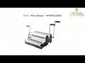 Download Lagu 2 in 1 Manual Wiro Binder - WW2500A | Venture Inovations | Buy Now @ Easy EMI