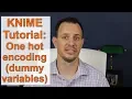 KNIME tutorial Dummy variables with one hot encoding