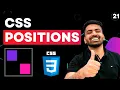 CSS Course CSS Position Property Complete Web Development Course Beginner to Advance Tutorial 21