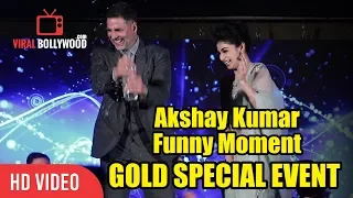 akshay kumar funny moments full video gold special event