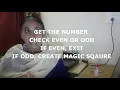 Coding Magic Square in C - Mrs Eswari Jayaraman