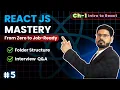 React JS Mastery Ch 1 - Folder Structure Intro to React Techeducoder