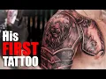 HAND-DRAWN Body Armour Tattoo In 4 Hours EP5