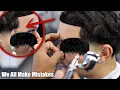 GOOD BARBERS MAKE MISTAKES TO HAIRCUT TUTORIAL HOW TO DO A LOW TAPER ON A STRAIGHT HAIR WAVER