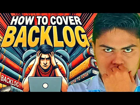 How to Finish Backlogs ? | Backlog Removal Strategy | Snehit Mishra | IIT JEE 2025 | Urgent Video