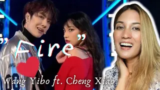 Download Reaction to Wang Yibo Ft. Cheng Xiao | 王一博Wang Yibox程潇Cheng Xiao跨年合作舞台《Fire》 MP3