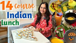 Indian Food 14 COURSE MEAL at a Fine Dining Restaurant in Mumbai TRESIND