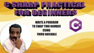HOW TO SWAP TWO NUMBER USING THIRD VARIABLE CSHARP Example Tamil Software
