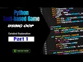 Making a Text-base OOP game Part 1
