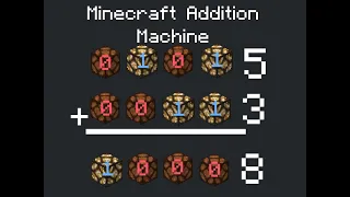 How to build an adding machine in Minecraft Expandable