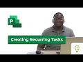 Microsoft Office Project 2016 - Creating Recurring Tasks