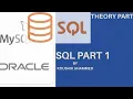 DBMS SQL Part 1 Tutorial DDL DML DQL DCL SELECT UPDATE DELETE GROUP BY JOIN