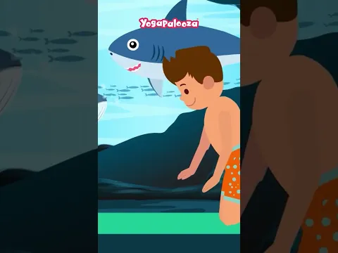 Oh no, a shark! Quick, turn into a whale! π³ #yogapalooza #barikoral #kidsyoga #kidssongs